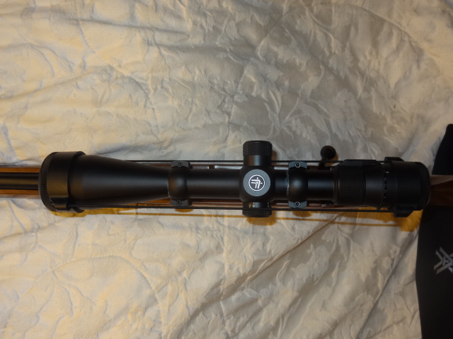 270 Weatherby Rifle Vortex scope overhead